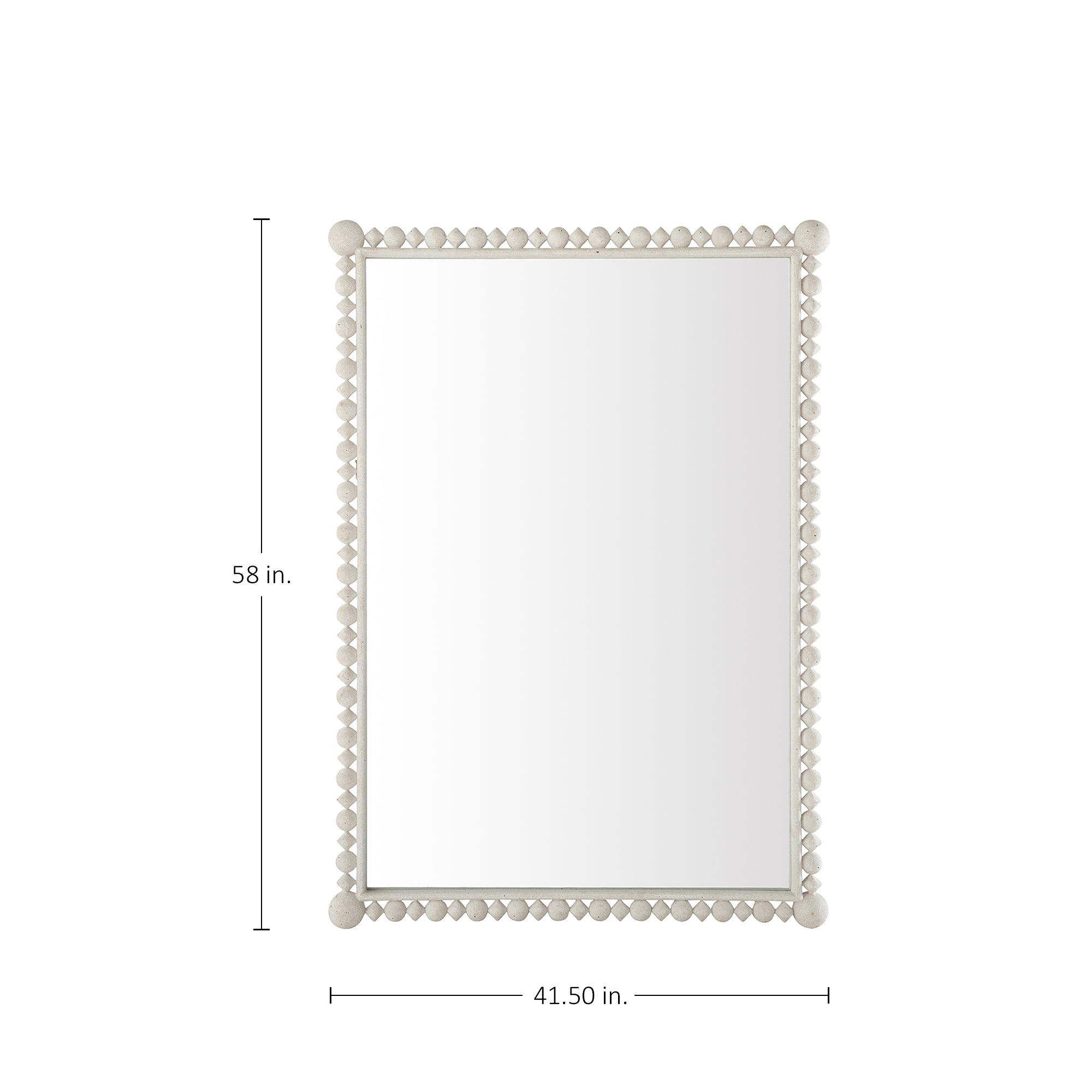 Beau Mirror - White